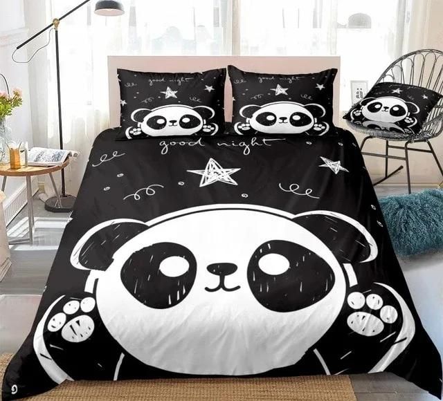 Cute Panda Bedding Set Duvet Cover