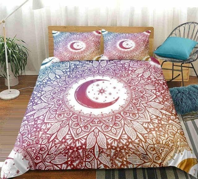 The Moon and The Star Mandala Bedding Set Duvet Cover