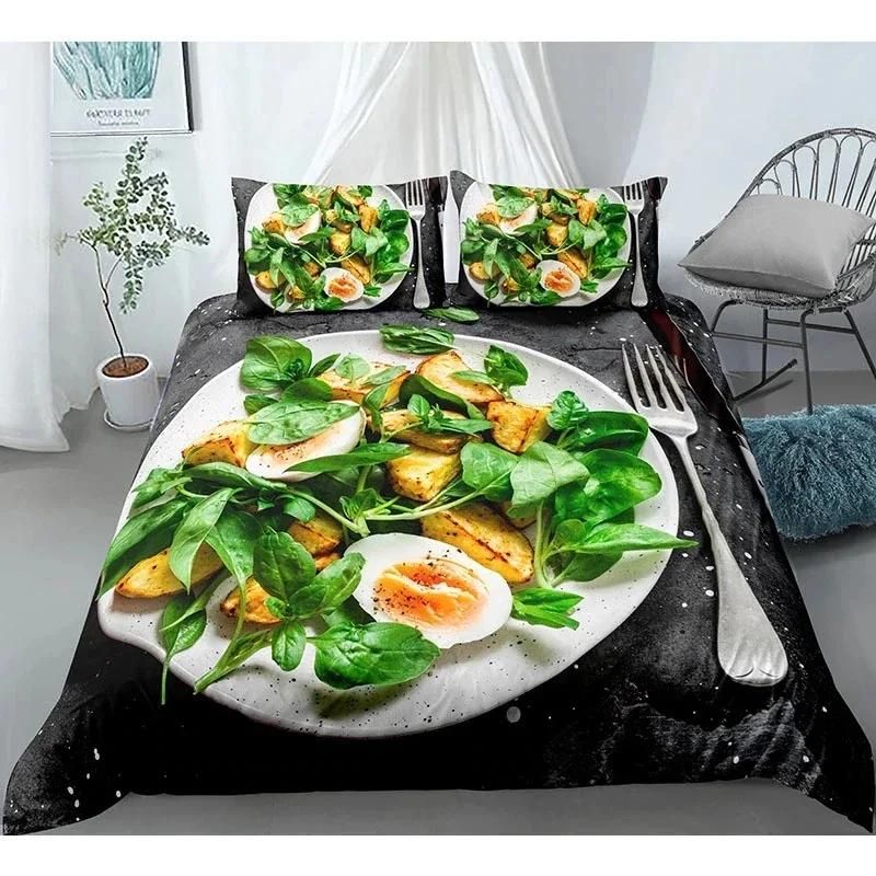 Potato Wedge Salad Bedding Set Duvet Cover