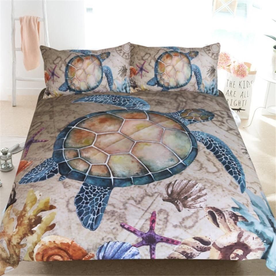 Sea Turtle SQS0110543283 Bedding Set Duvet Cover