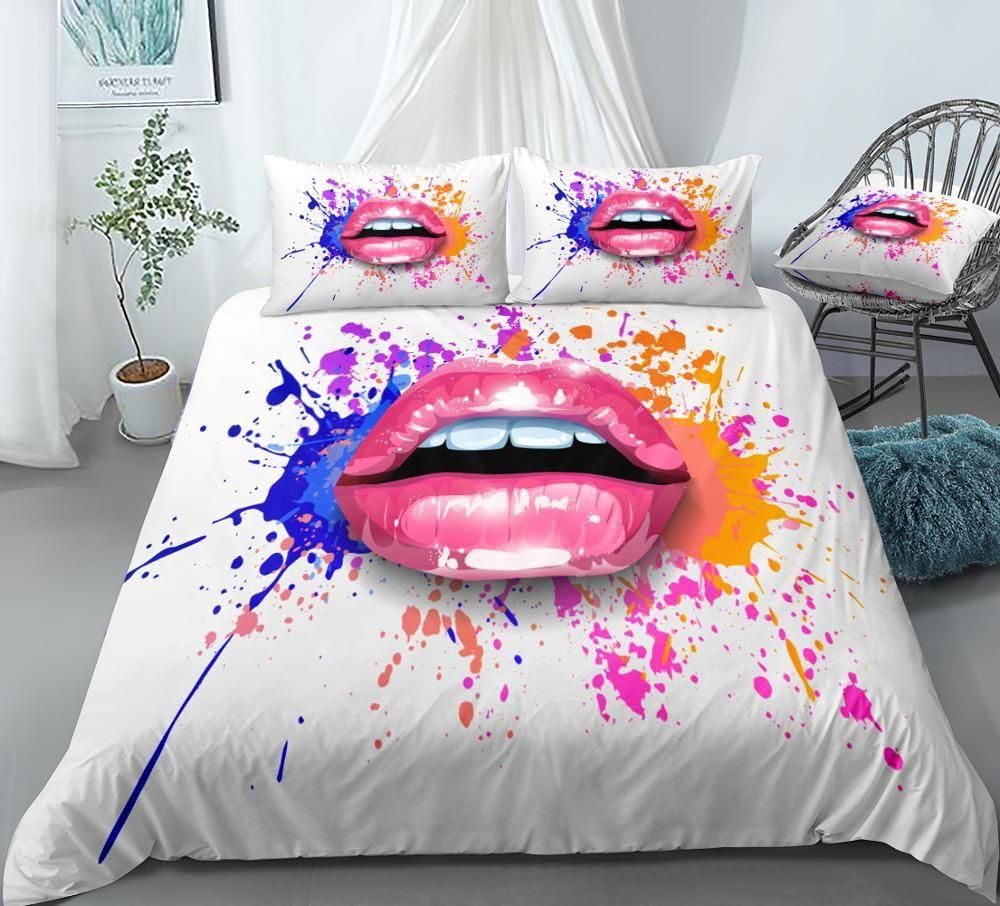 Sexy Lips Bedding Set Duvet Cover