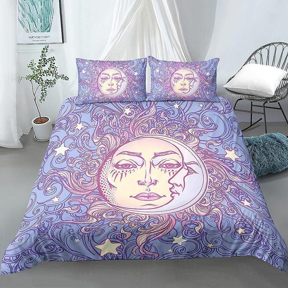 Sun & Moon Dreamy Bedding Set Duvet Cover