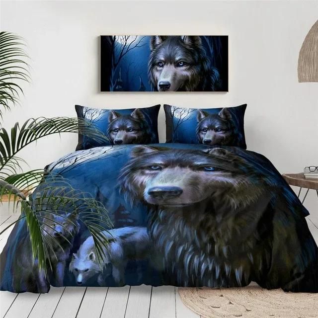 Wolf Art Bedding Set Duvet Cover