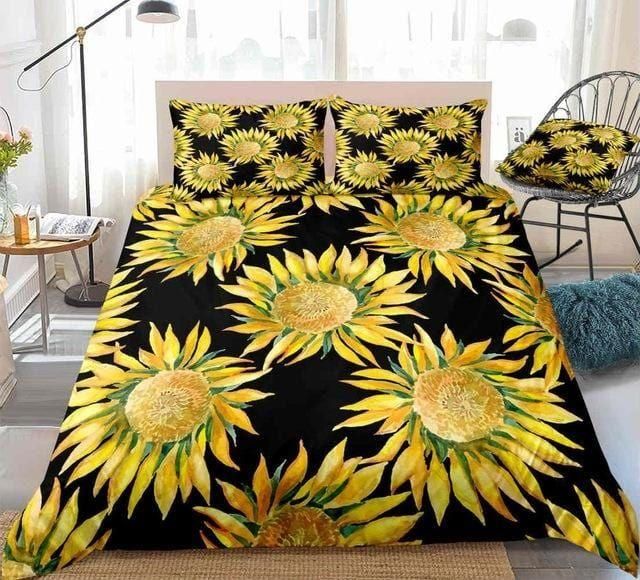 Sunflowers Blooming Bedding Set Duvet Cover