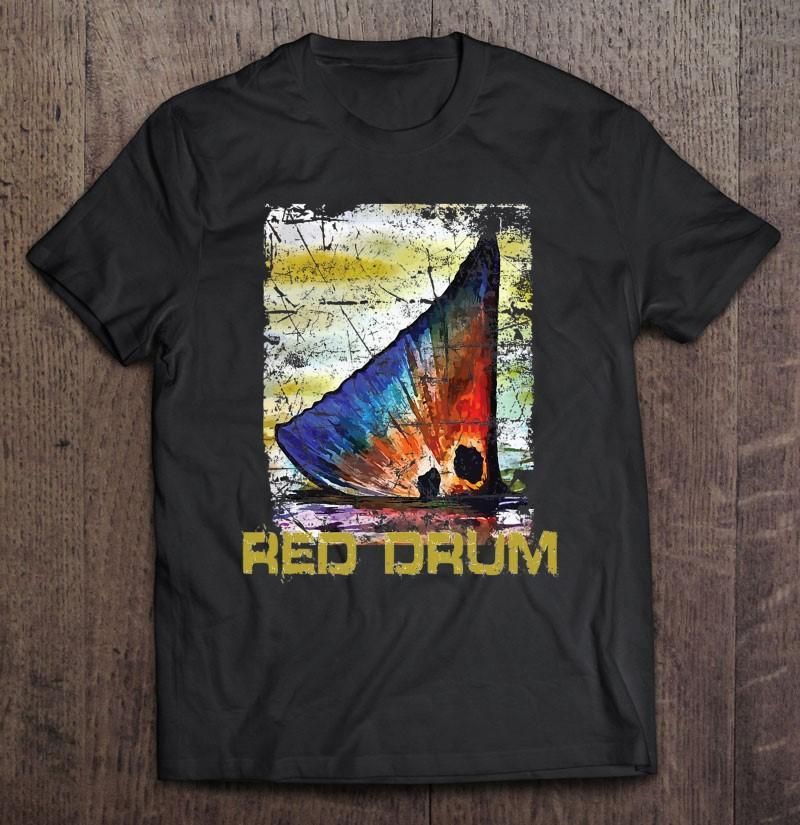 Redfish Red Drum Salty Dad Unisex T Shirt  H7025