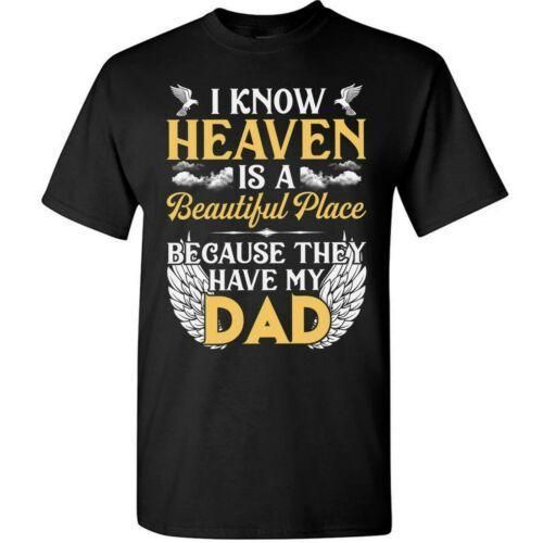 Missing Dad In Heaven Unisex T Shirt  H6948