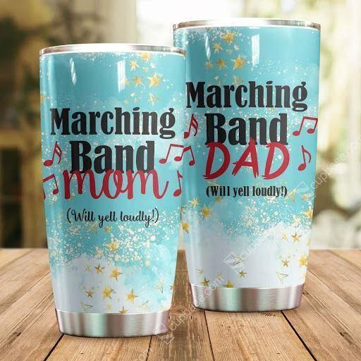 Marching Band Mom & Dad Stainless Steel Tumbler Cup 20 Oz  Tc2807