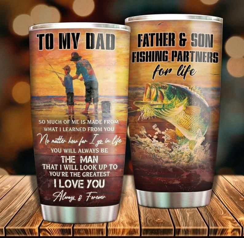To My Dad Stainless Steel Tumbler Cup 20 Oz  Tc2617