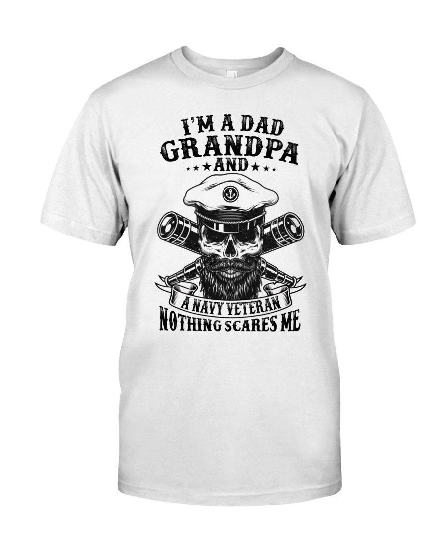 I'M A Dad Grandpa And A Navy Veteran Unisex T Shirt H5646