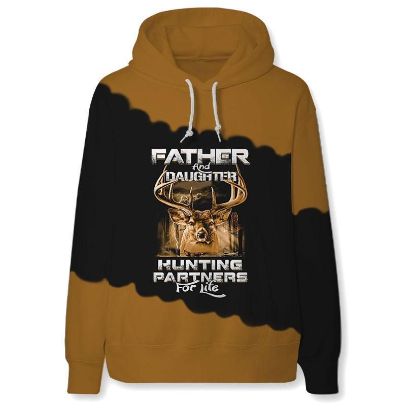 Father And Daughter Hunting Partners For Life 3D All Over Print Ht7216