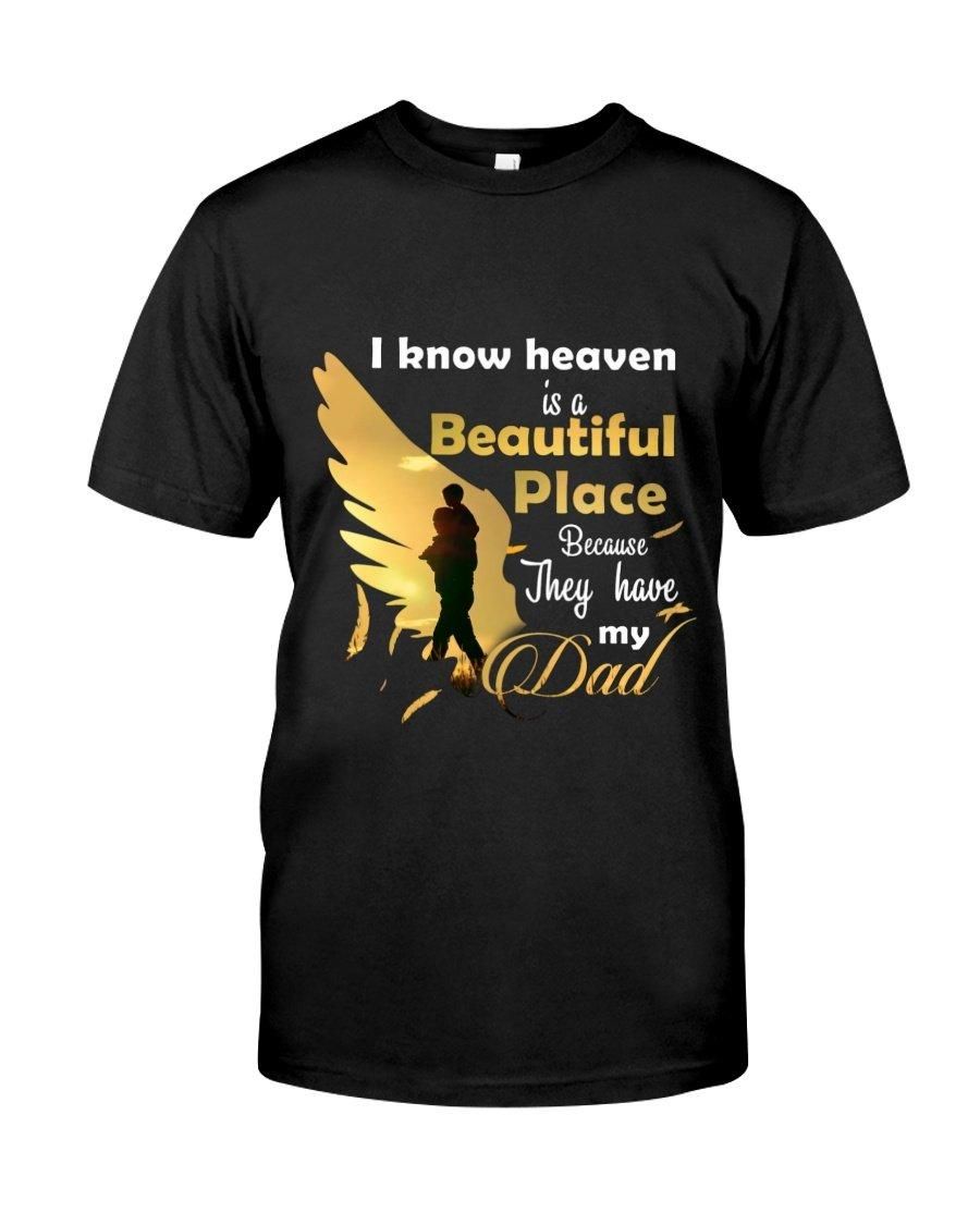Dad Heaven Unisex T Shirt  H5516