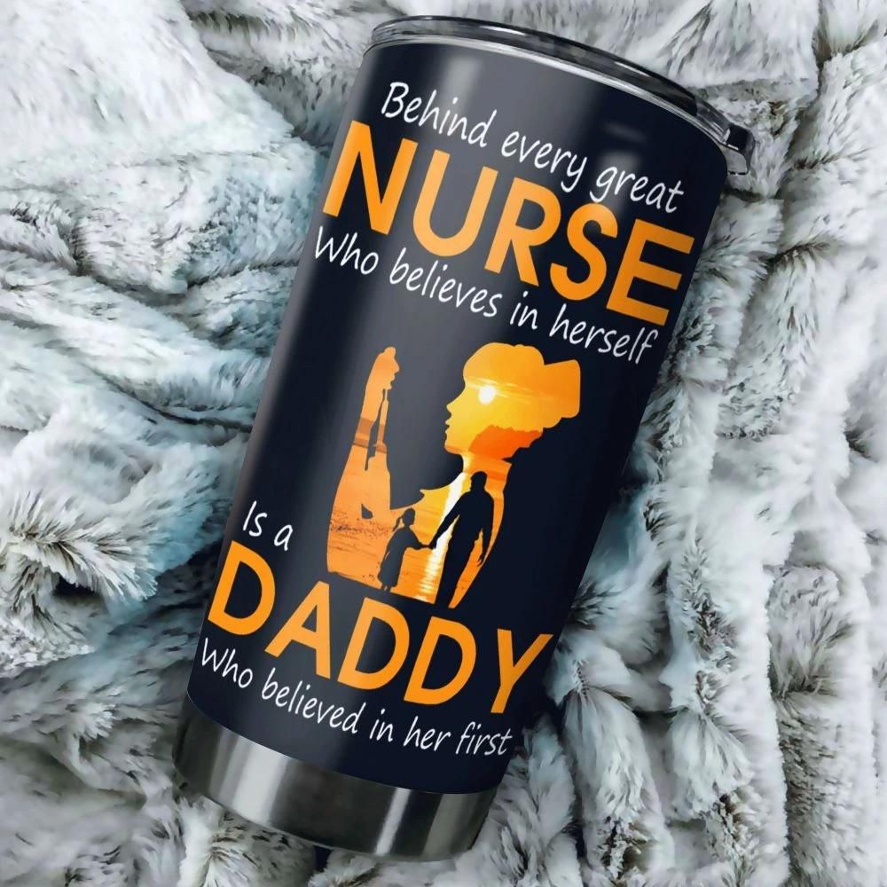 Daddy And Nurse Daughter Stainless Steel Tumbler Cup 20 Oz  Tc2402