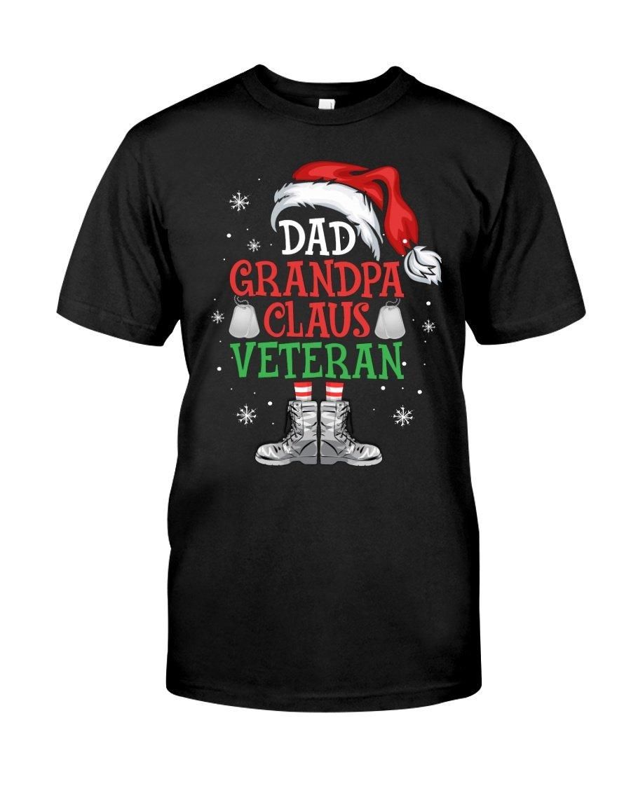Veteran Christmas - Dad - Grandpa Claus Unisex T Shirt  H1250