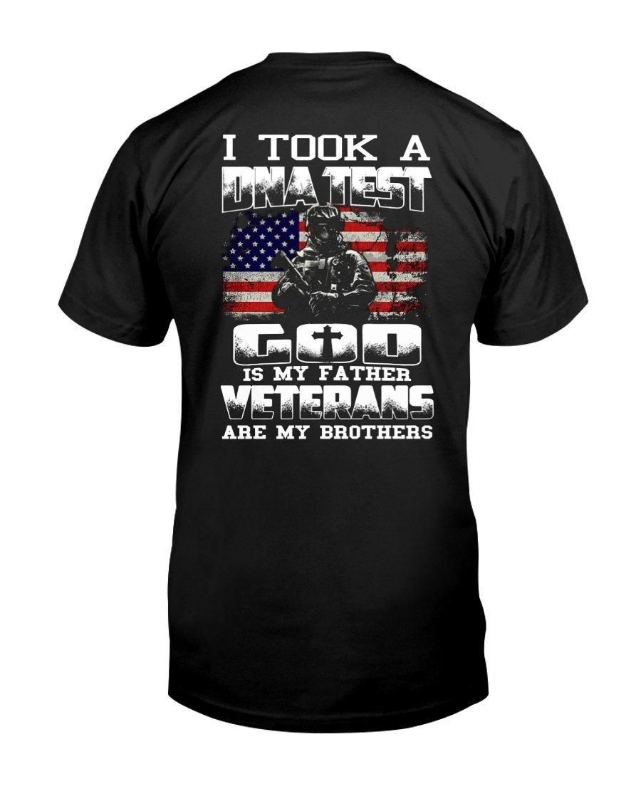 God Is My Father Veterans Are My Brothers Unisex T Shirt   H1243