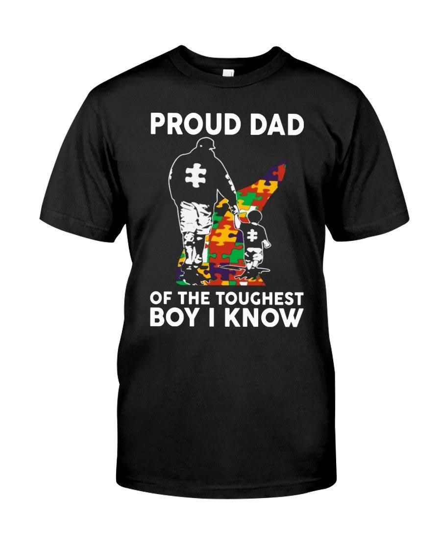 Autism Proud Dad Unisex T Shirt  K1749