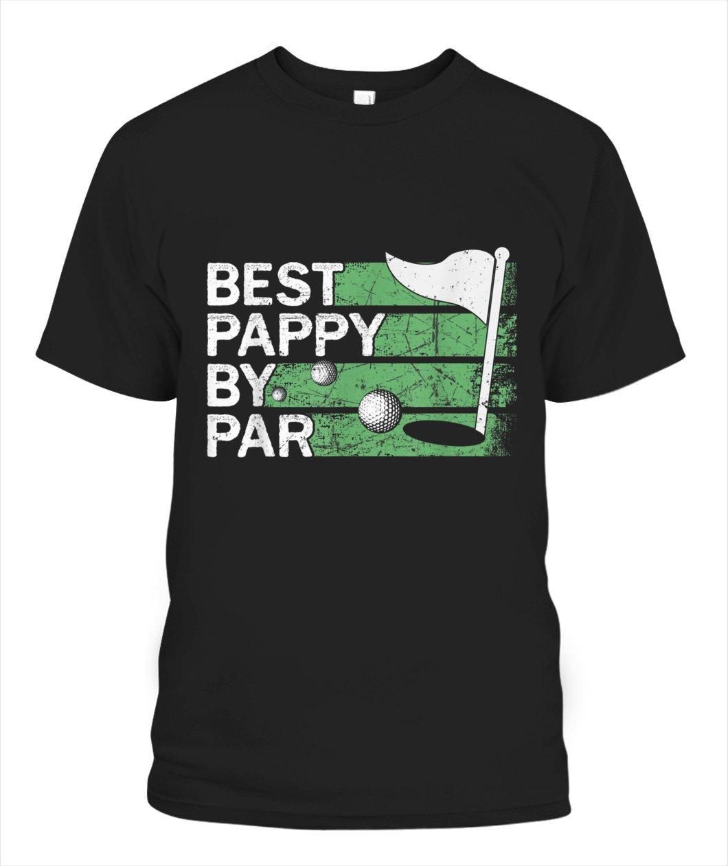 Best Pappy By Par Golf Lovers Clothes Fathers Day Gifts Tee Shirt
