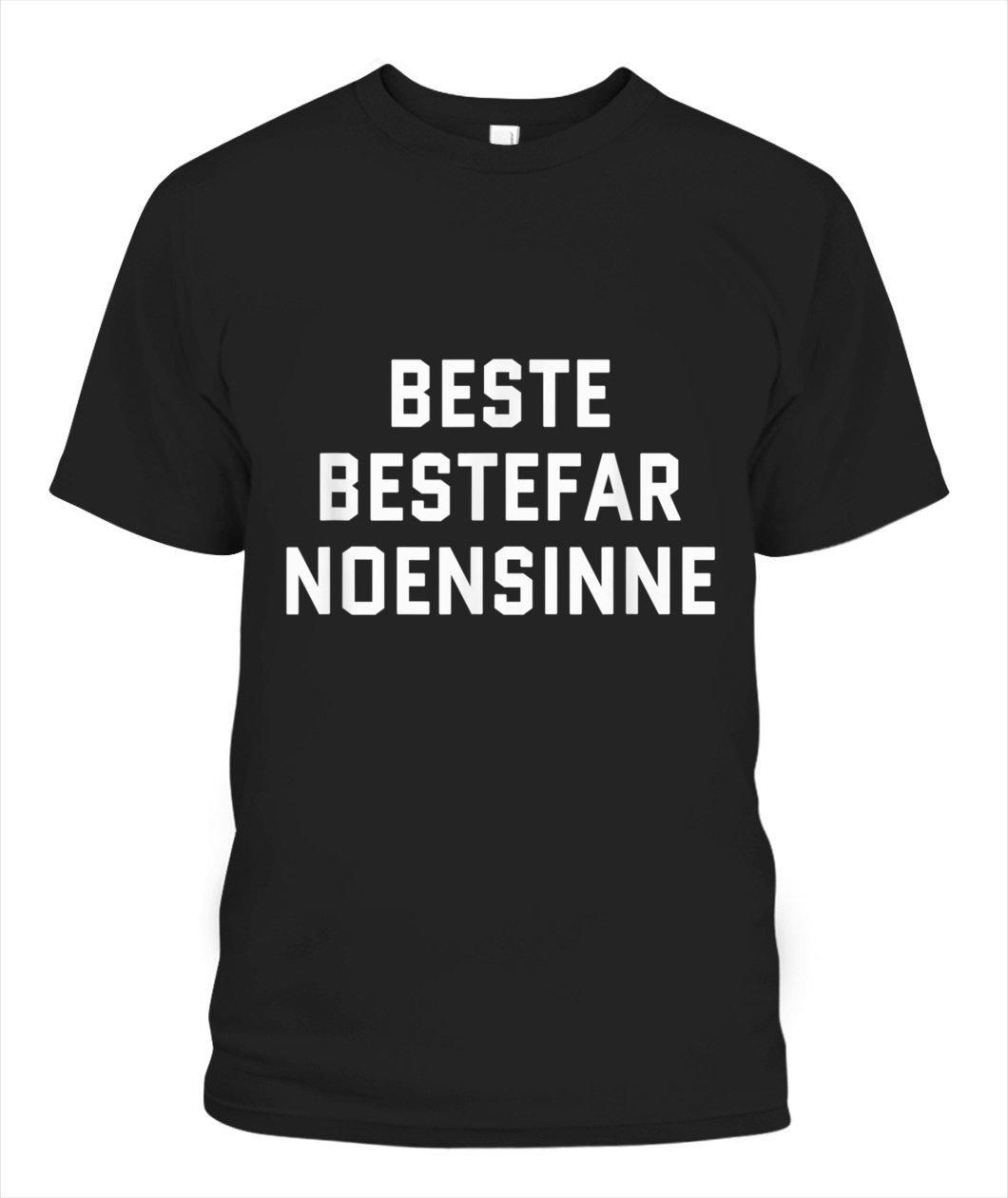 Best Grandpa Ever Norwegian Language Fathers Day Tourist Tee Shirt