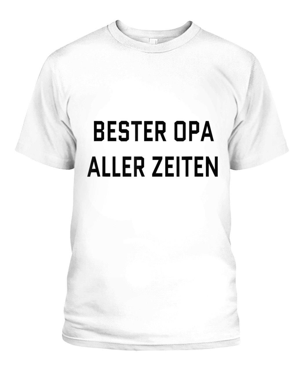 Best Grandpa Ever German Language Fathers Day Tourist Tee Shirt