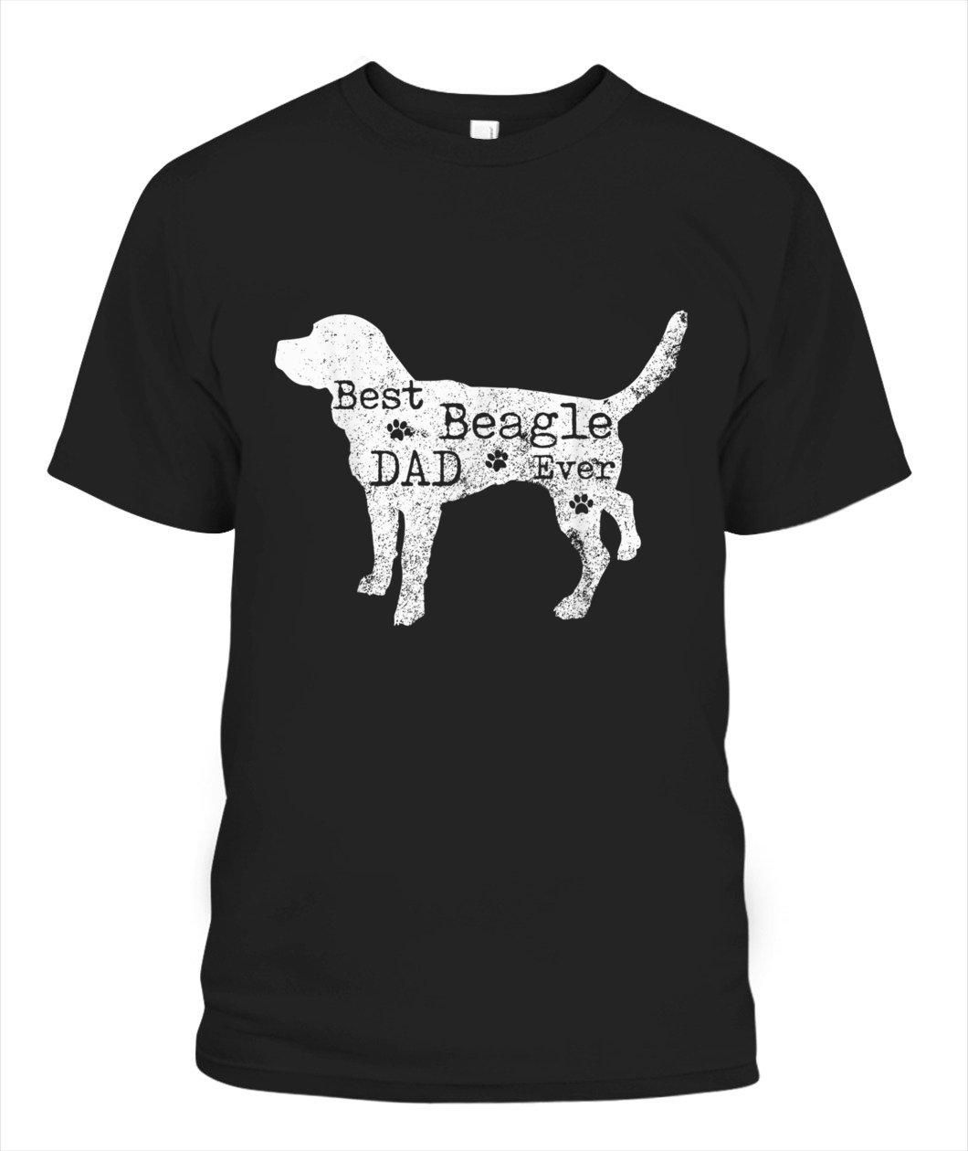 Best Beagles Dog Dad Ever Unisex T Shirt  H1505