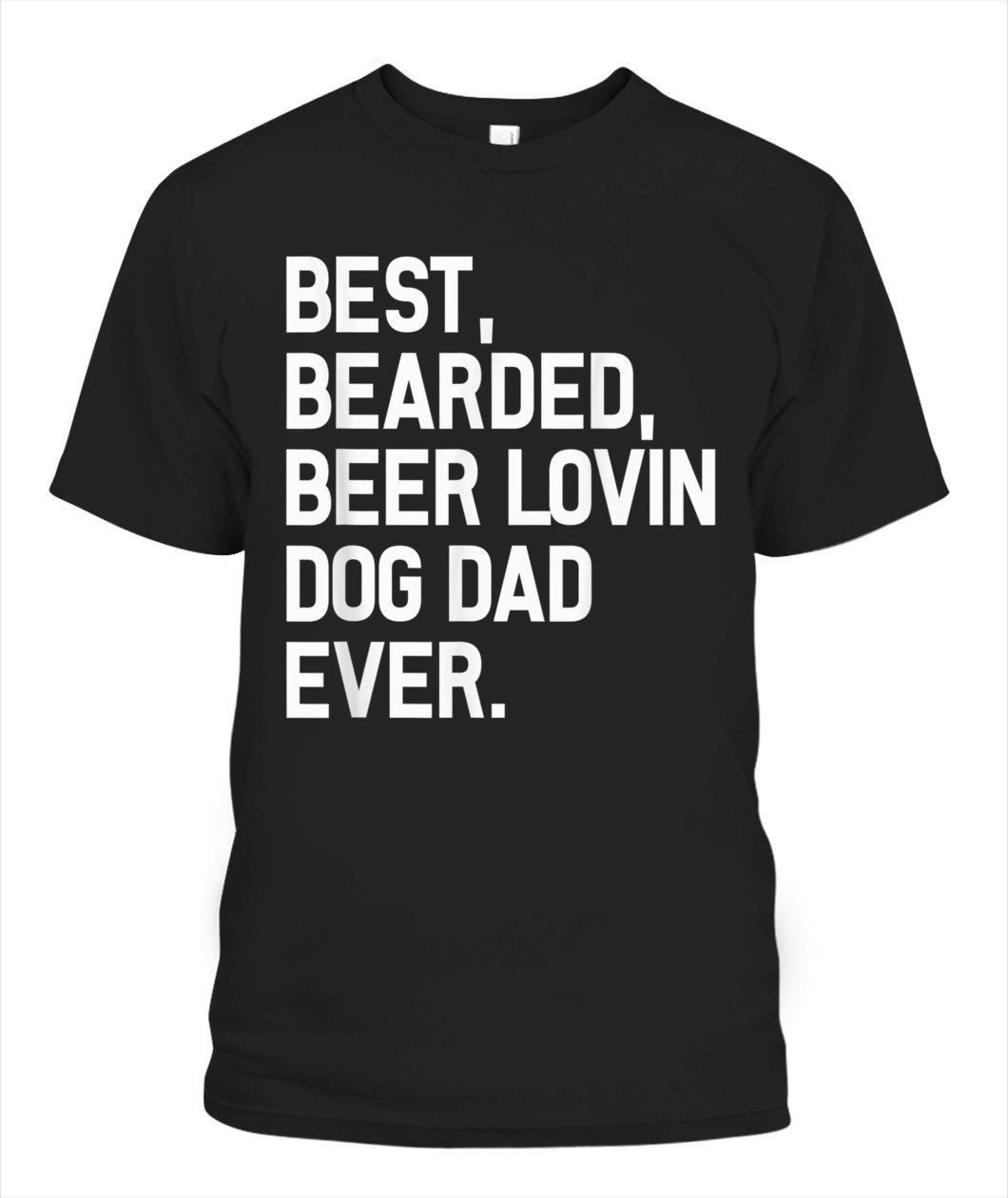 Best Bearded Beer Dad Unisex T Shirt  H6294