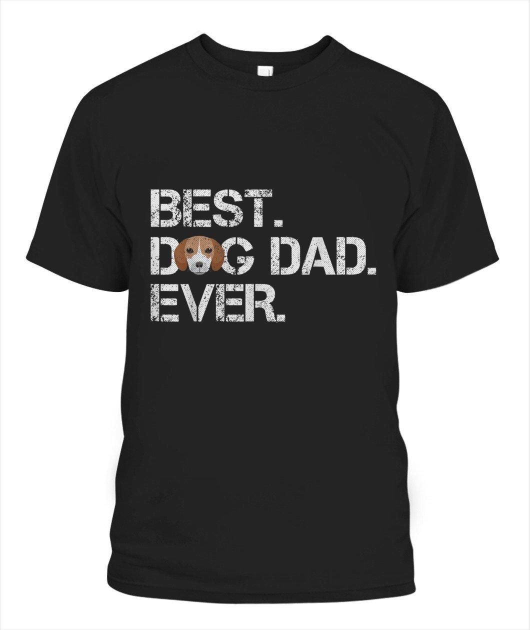 Best Beagle Dog Dad Ever Unisex T Shirt H1502