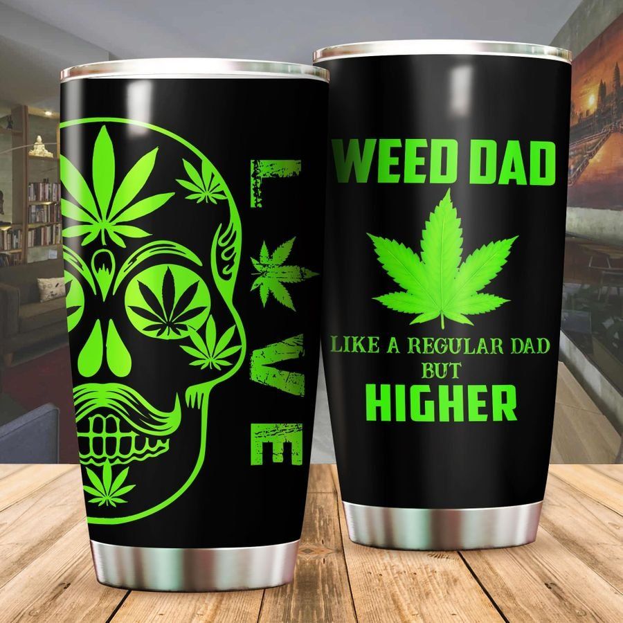 Gift For Dad  Weed Dad Tumbler