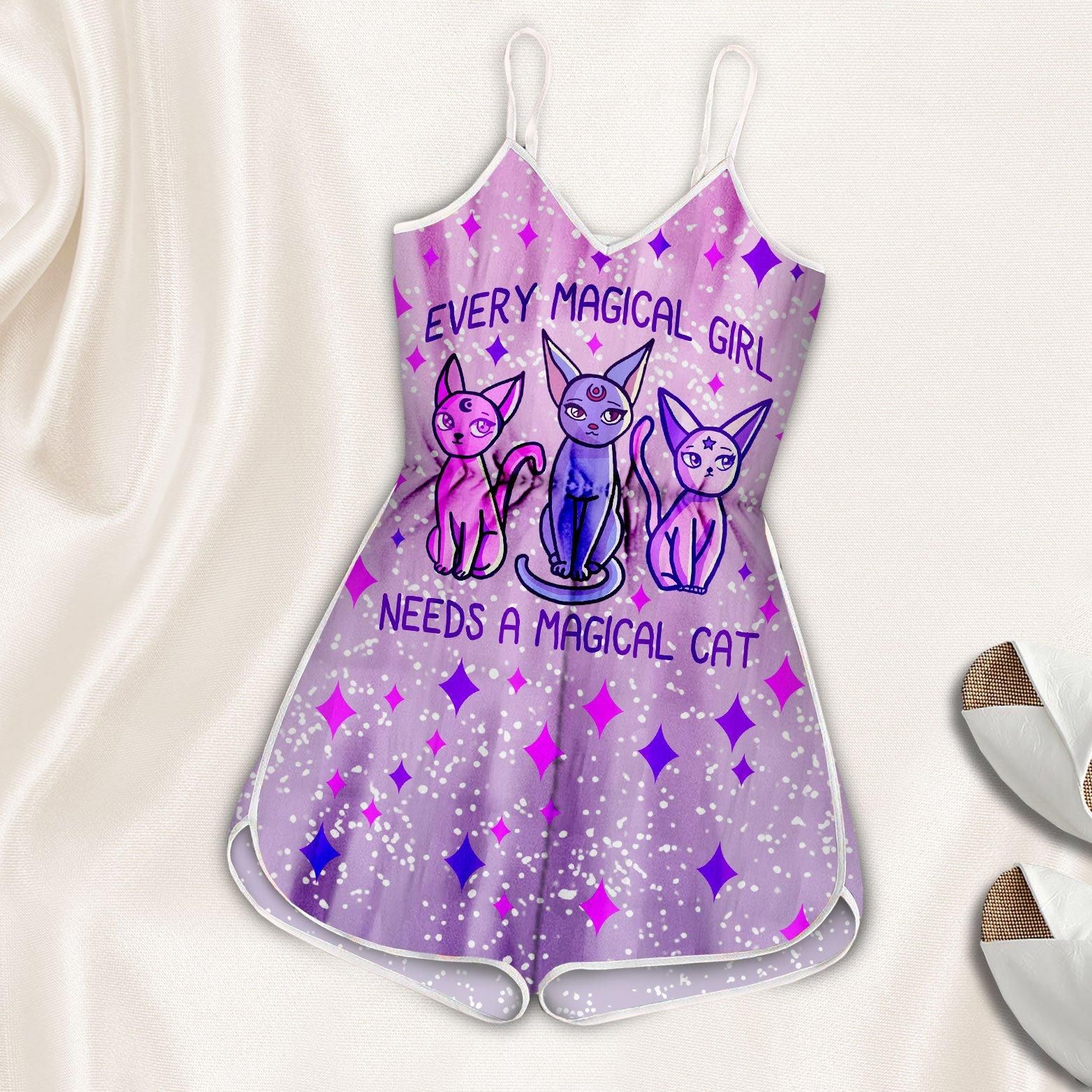 Every Magical Girl Needs A Magic Cat Romper For Woman