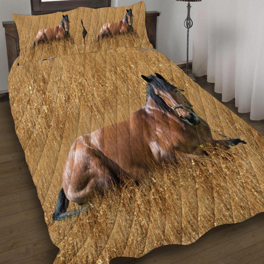 Horse Lying Quilt set PANQBS0040