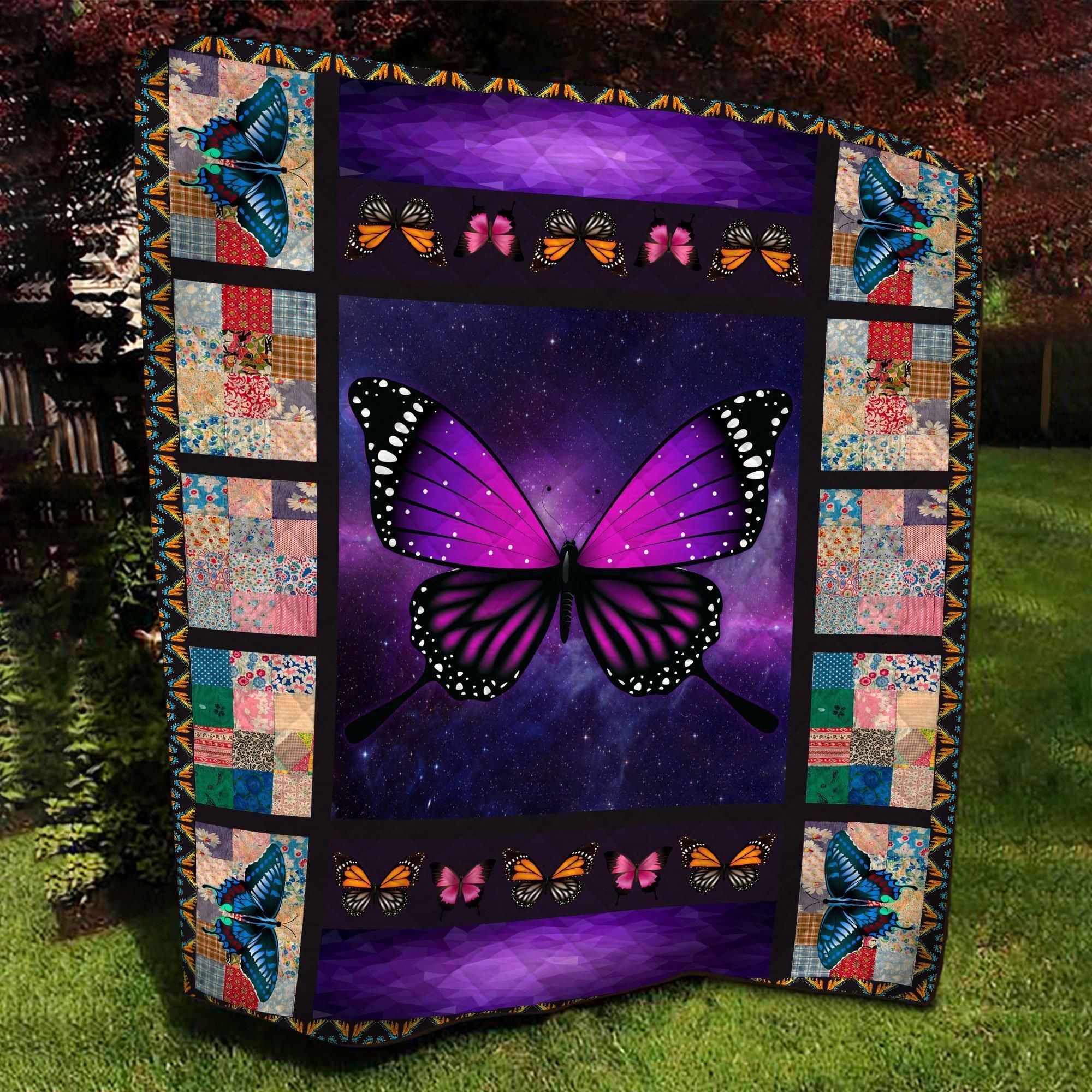 Purple Butterfly Quilt