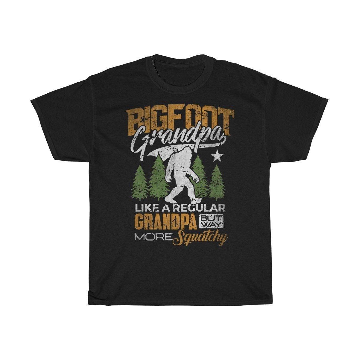 Bigfoot Grandpa Way more Squatchy Tshirt PAN