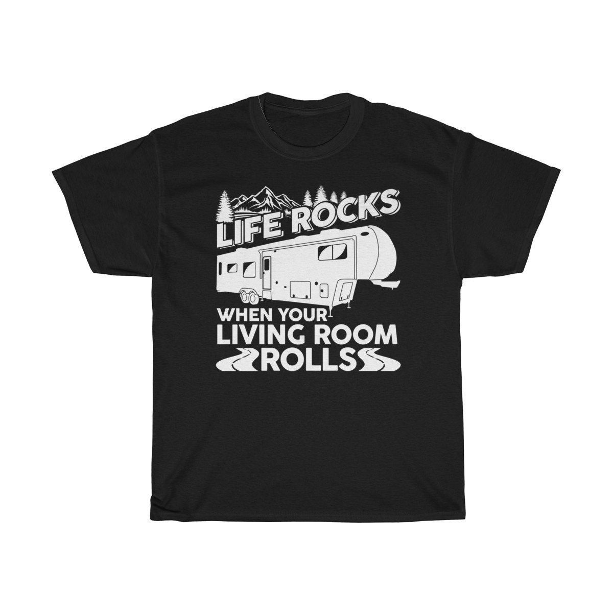 Life rocks when your living room rolls Tshirt PAN2TS0212