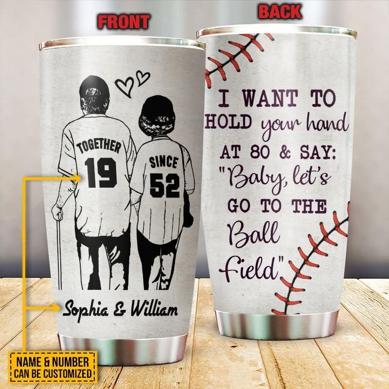 Personalized Baseball Together Since Customized Tumbler
