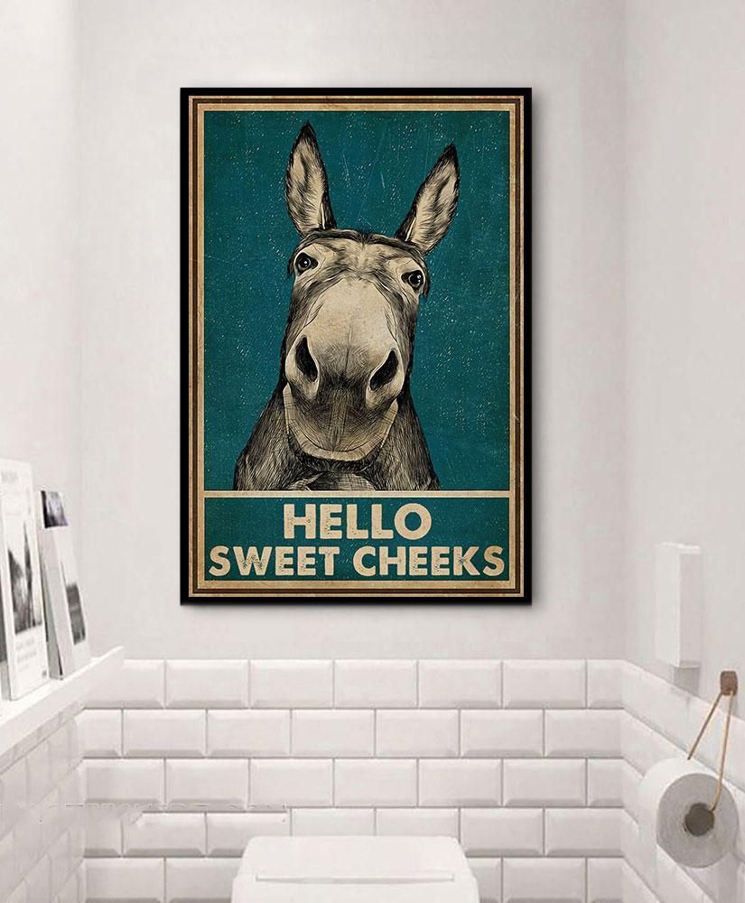 Hello Sweet Cheeks Retro Donkey