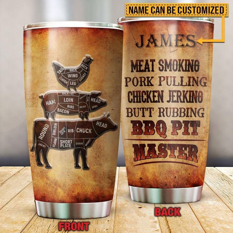 Personalized Grilling Meat Smoking Customized Tumbler