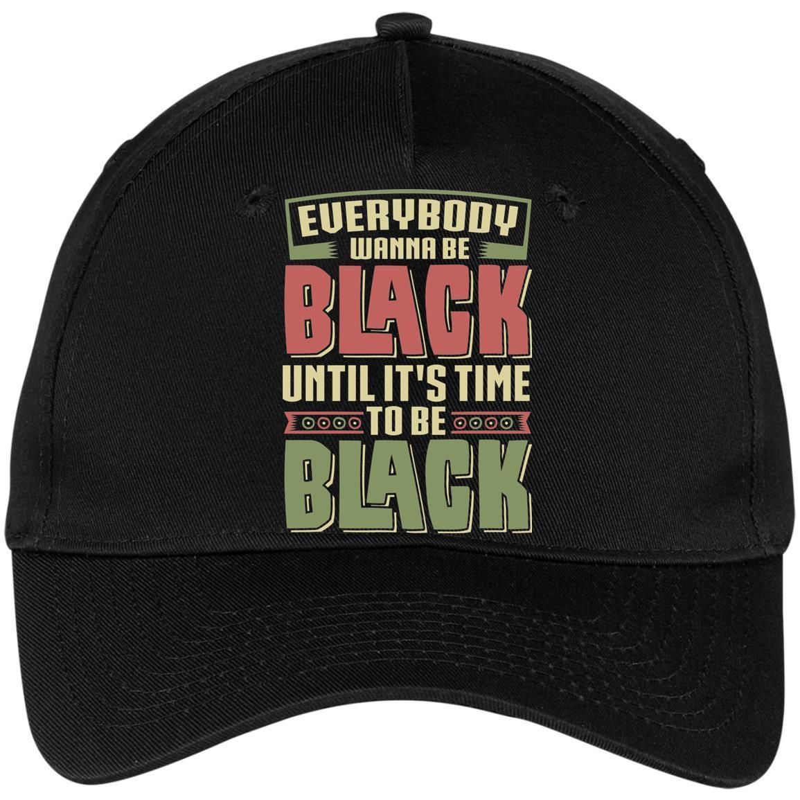 Black To Be Black Twill Cap