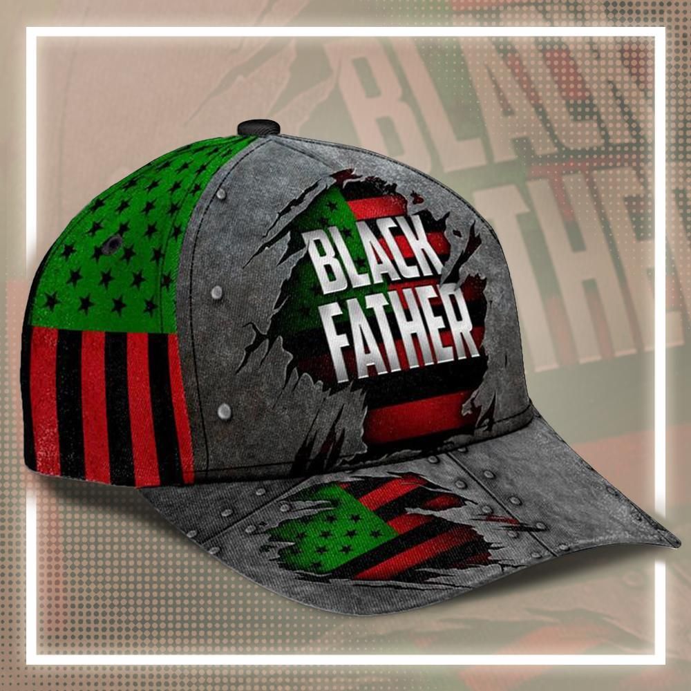 Black Father Map Classic Cap
