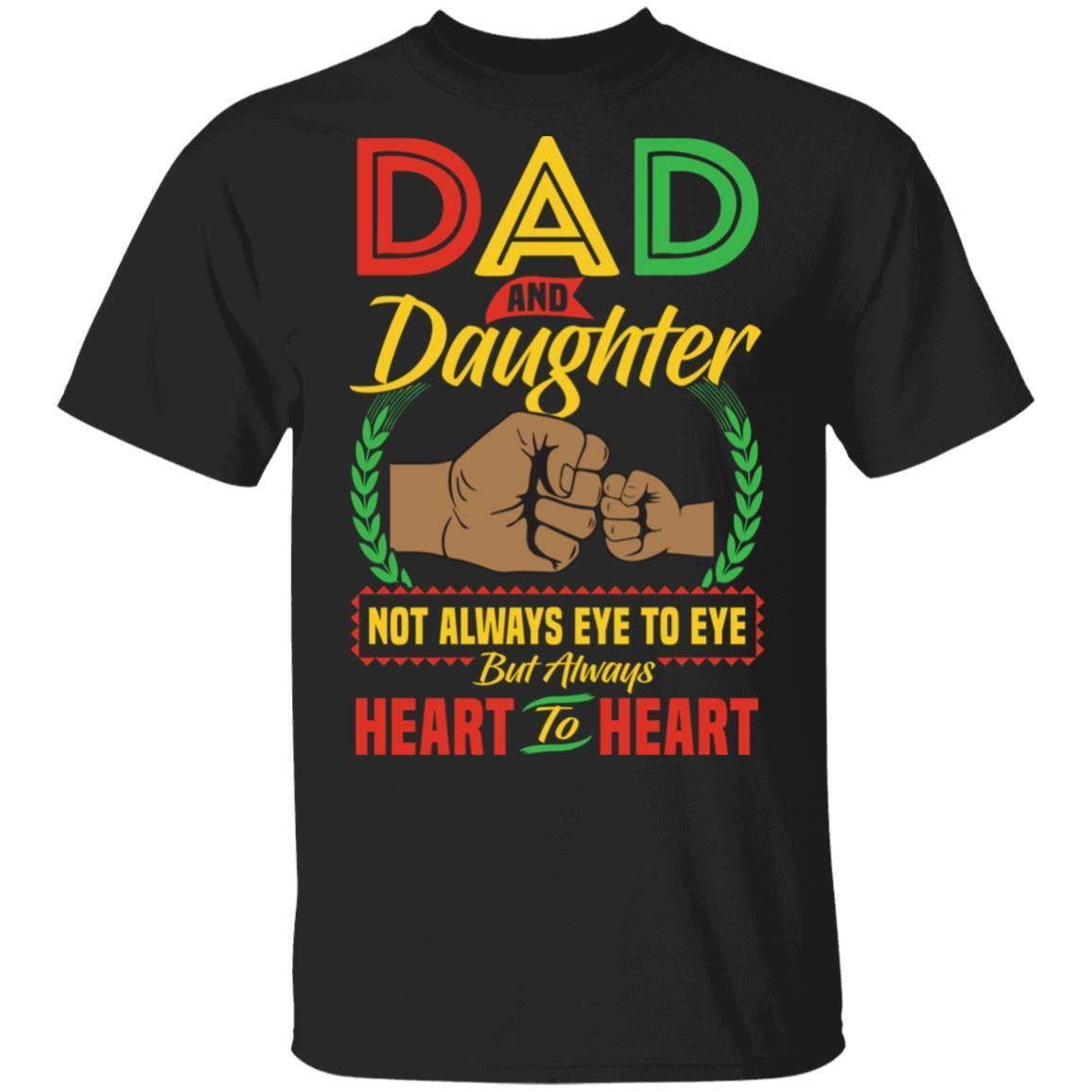 Dad And Daughter Heart To Heart T-Shirt