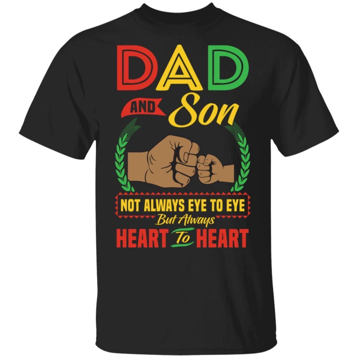 Dad And Son Heart To Heart T-Shirt