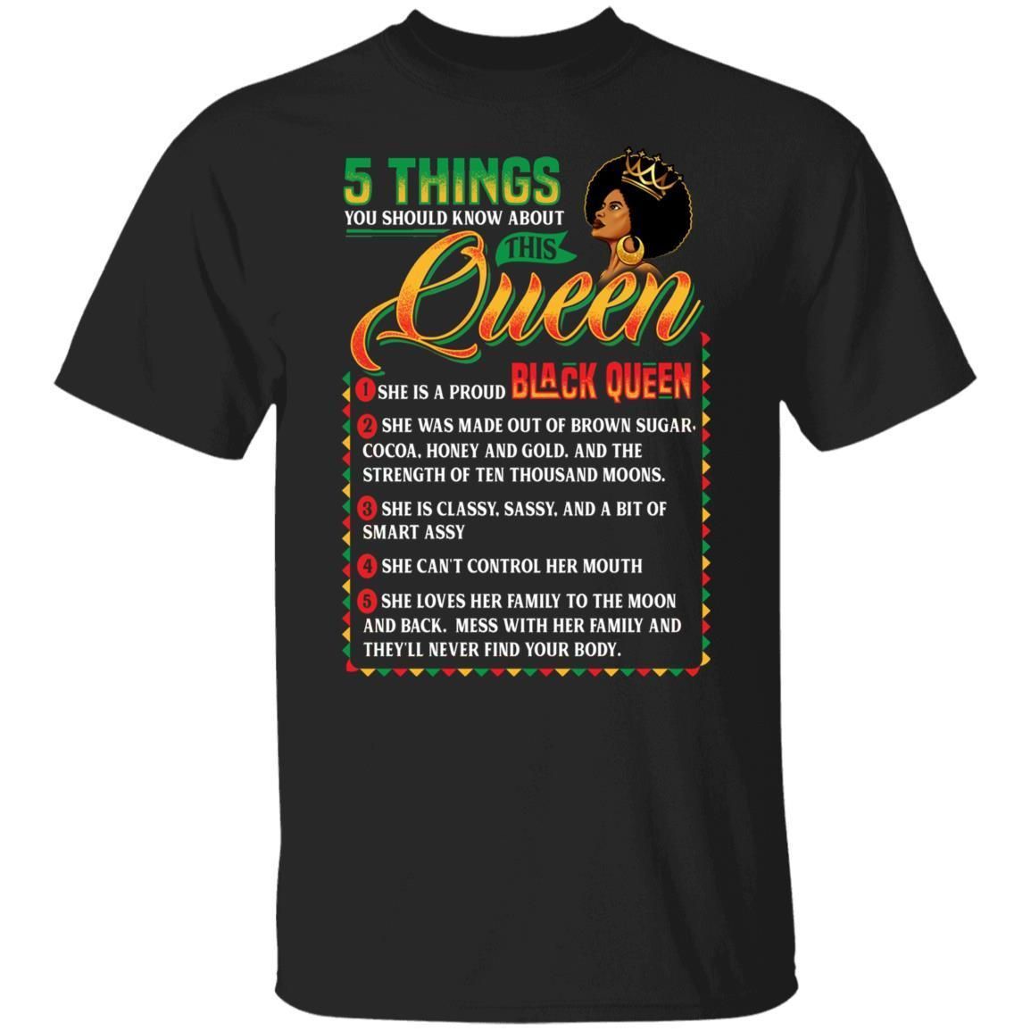 5 Things About Black Queen T-Shirt