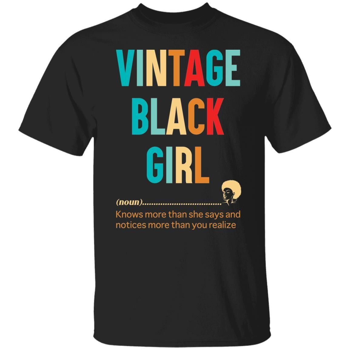 Vintage Black Girl T-Shirt