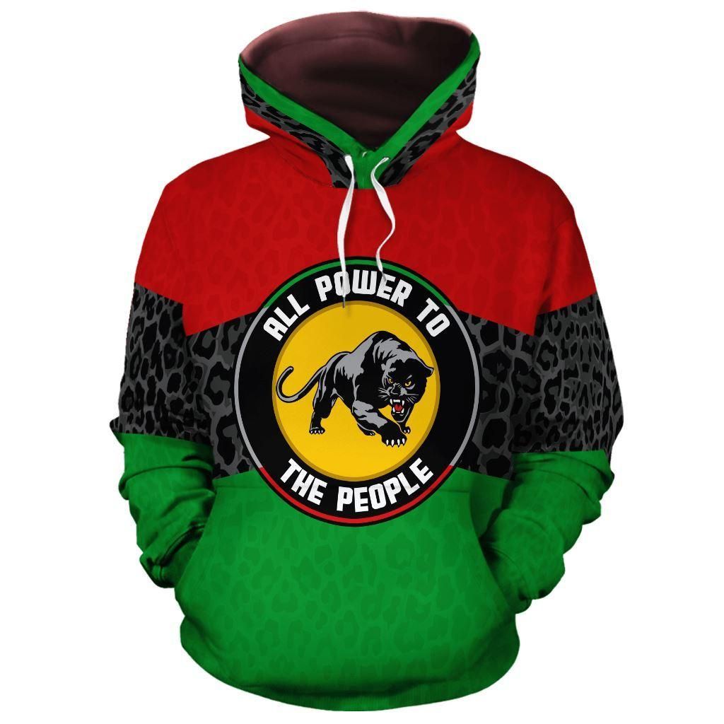 Pan African Panther All-over Hoodie