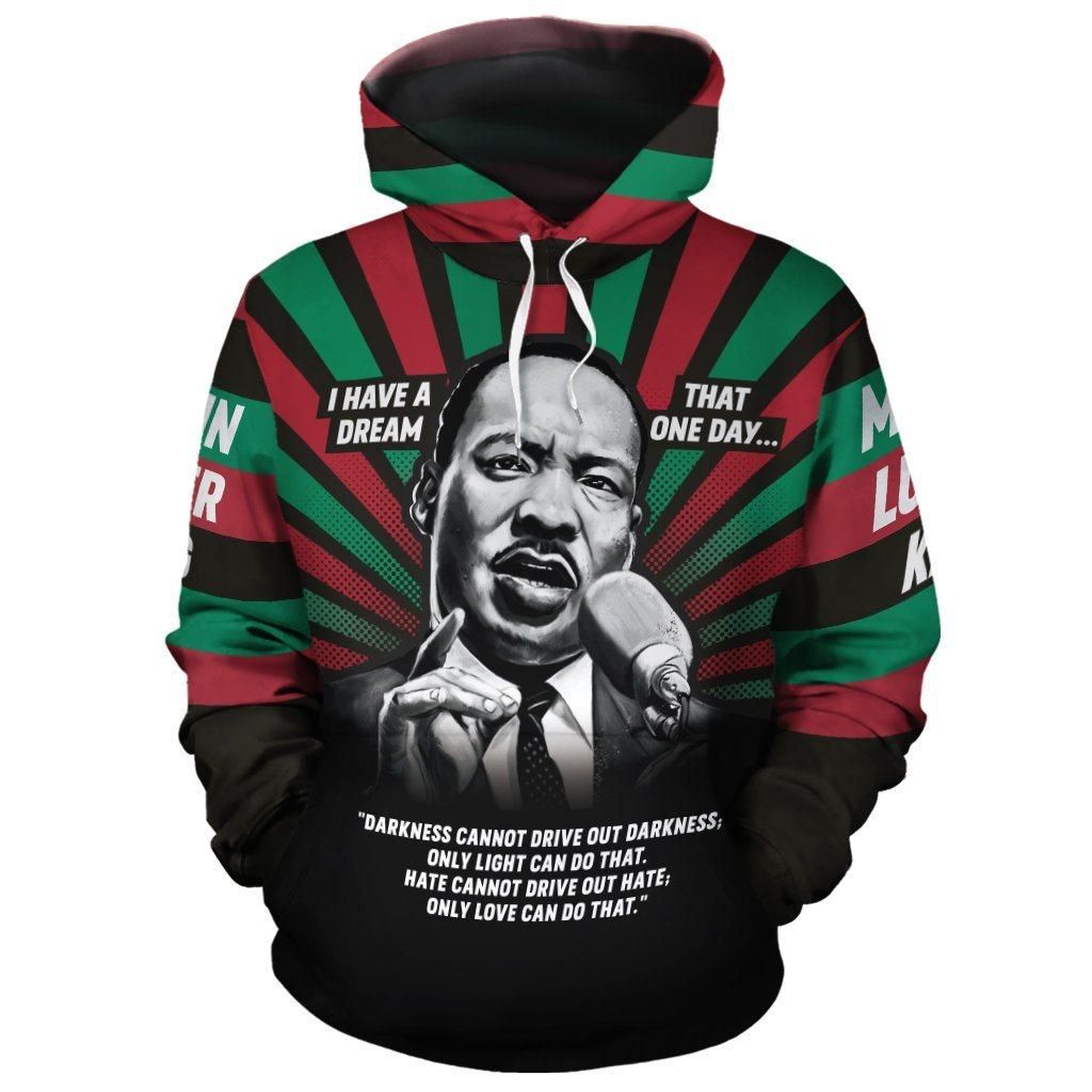 MLK Dream About Light & Love All-over Hoodie