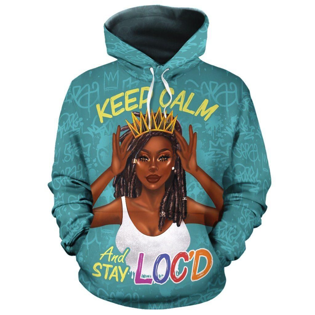 Keep Calm And Stay Loc'd All-over Hoodie
