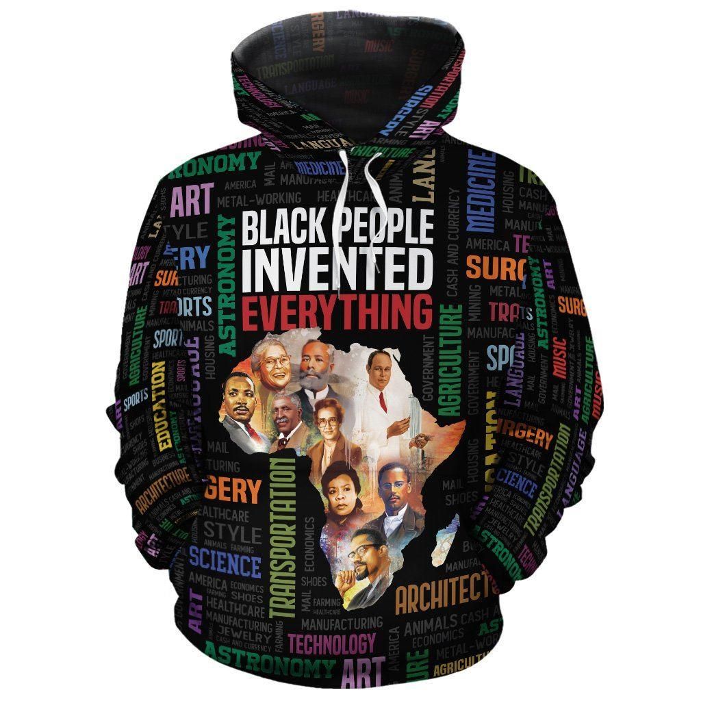 Black People Invented Everything All-over Hoodie PAN3HD0197