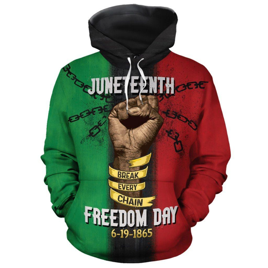 Juneteenth Freedom Day All-over Hoodie