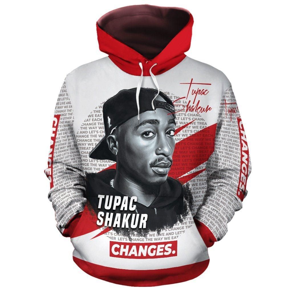 Tupac Change All-over Hoodie