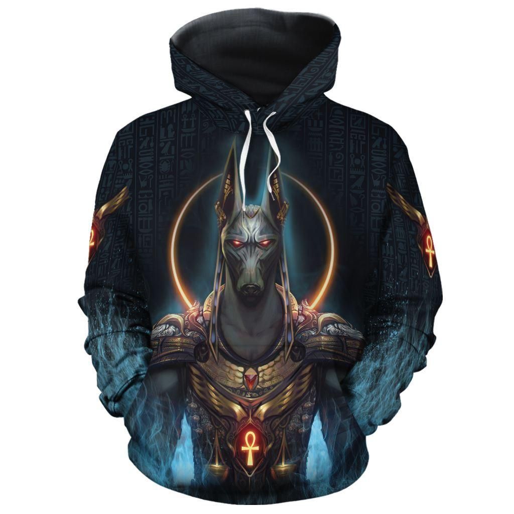 Anubis God All-Over Hoodie PAN3DSET0123