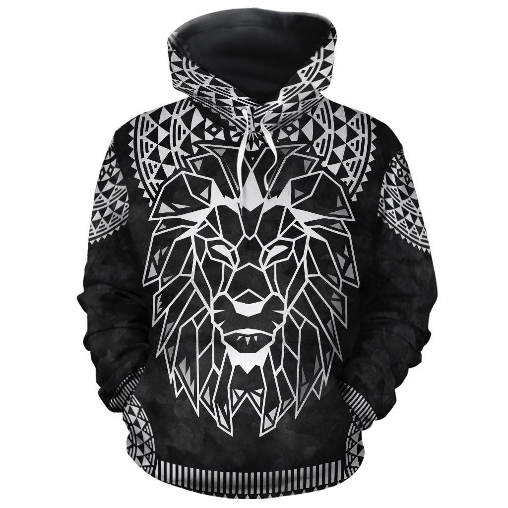 Silver Lion 2 All-Over Hoodie