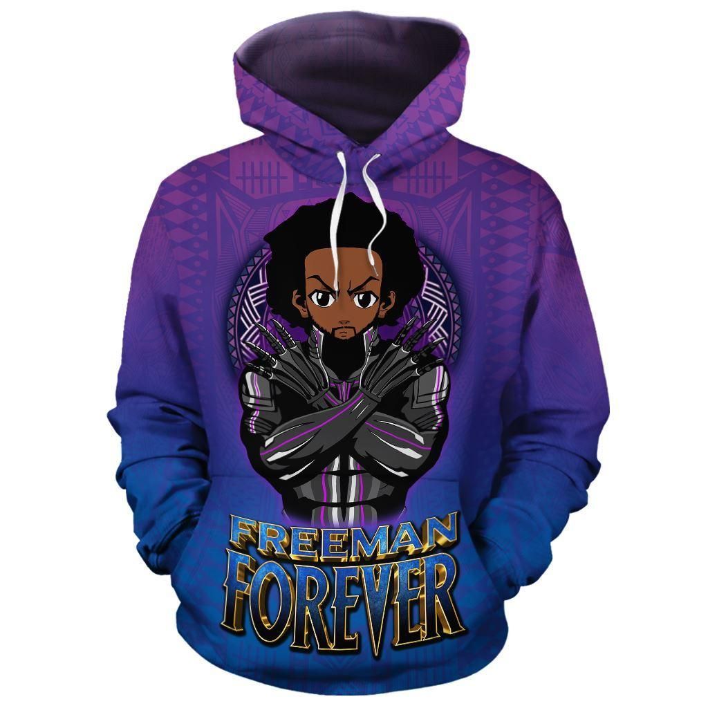 Huey Freeman The Black Panther All-Over Hoodie