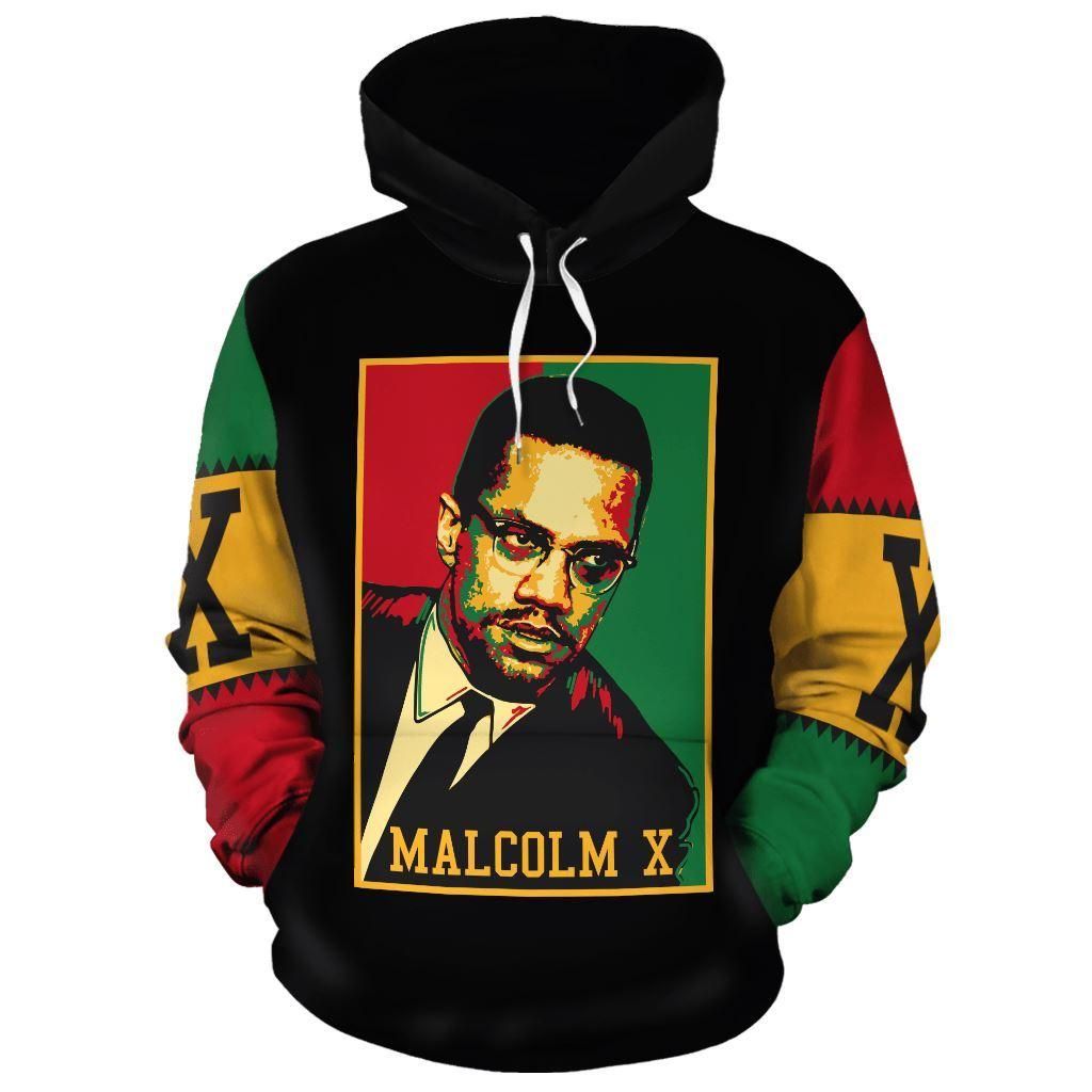 MALCOLM X Retro All-over Hoodie PAN3HD0089